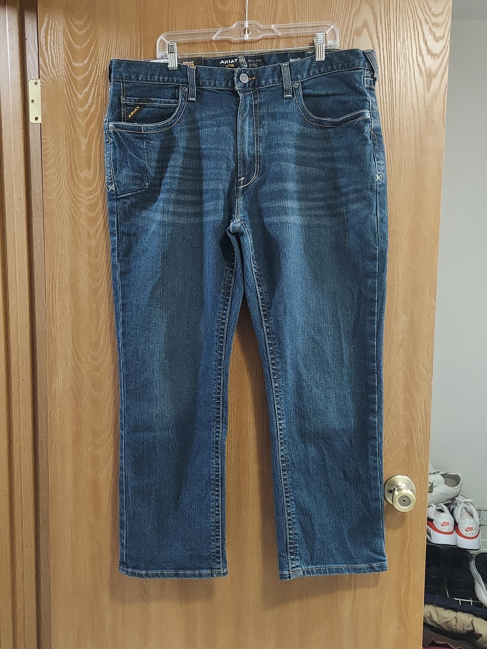 NWT Ariat Rebar Relaxed Bootcut Jeans Size 40/30